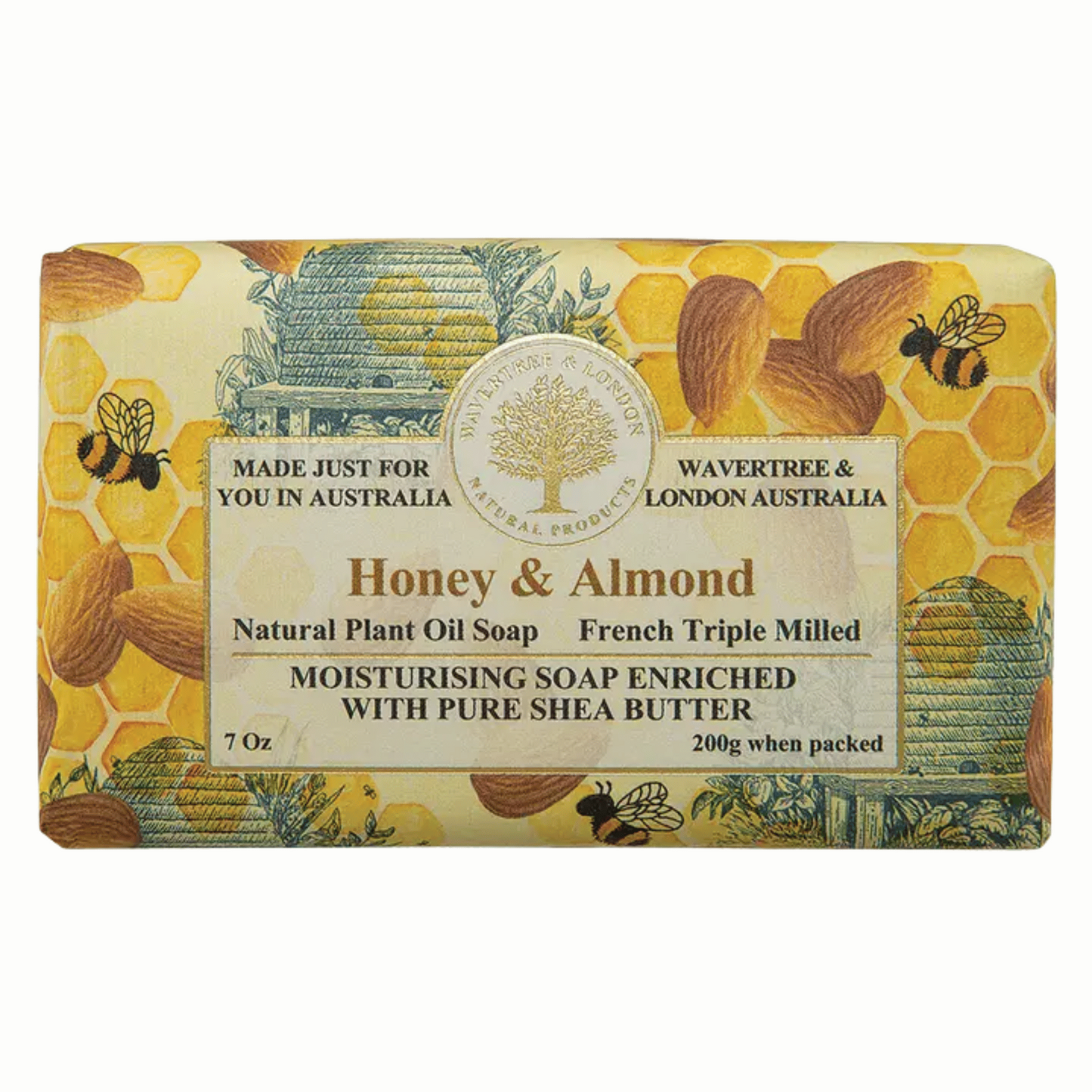 primary image of wavertree and london honey almond soap
