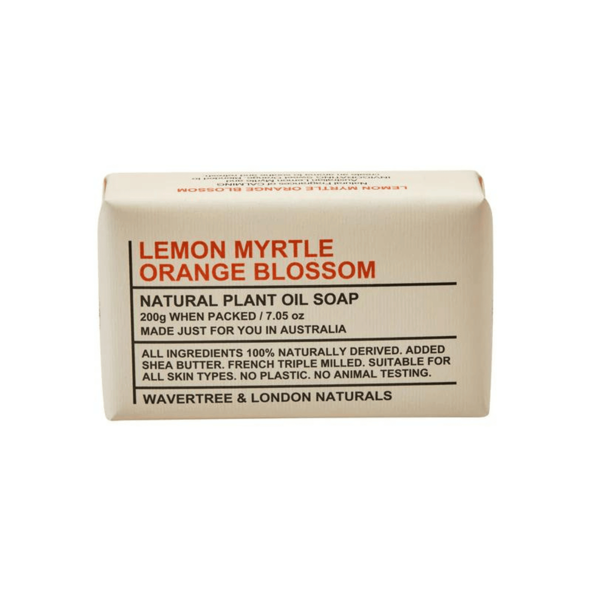 Primary Image of Lemon Myrtle and Orange Blossom Soap Bar