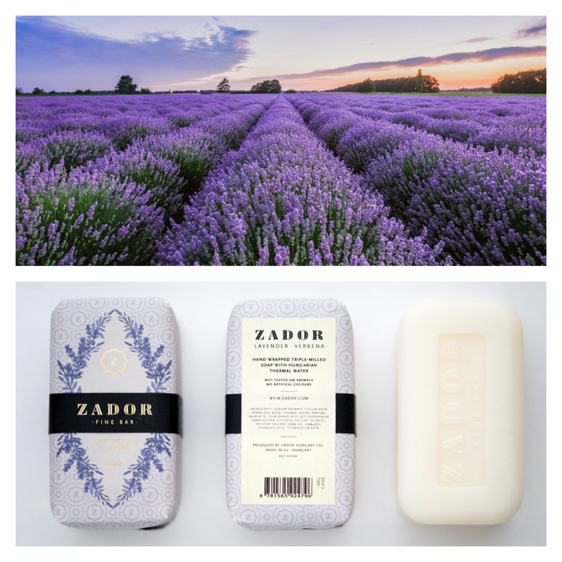 Alternate Image of ZADOR Lavender Verbena Soap (5.6 oz)