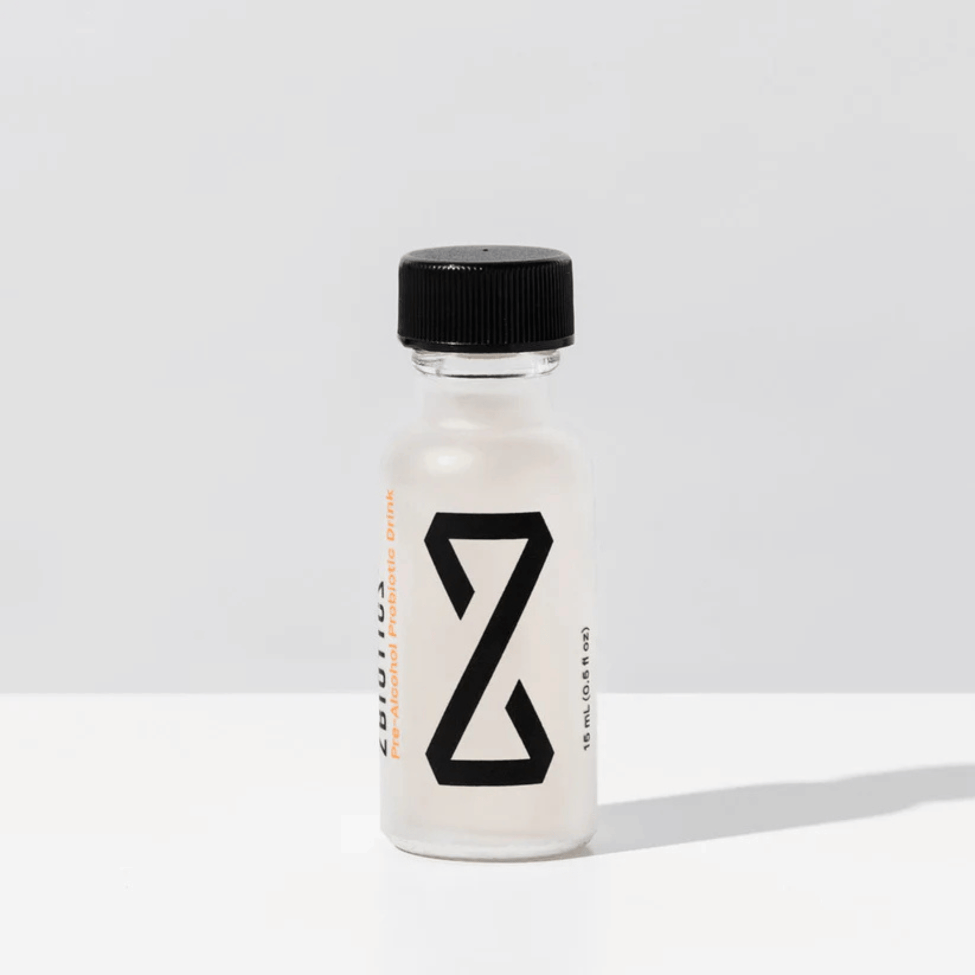 Alternate Image of Pre-Alcohol Probiotic Drink, small frosted bottle with black cap