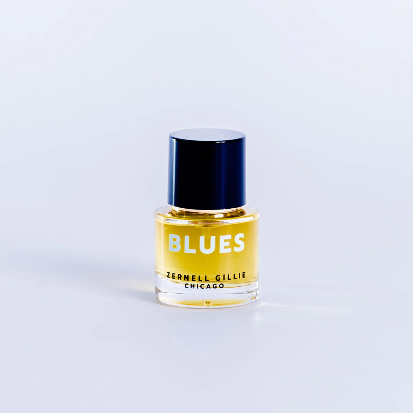 Alternate Image of BLUES Perfume Extrait, small perfume bottle with blue writing