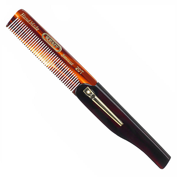 Primary image of 100mm Folding Fine Pocket Comb with Clip - 20T