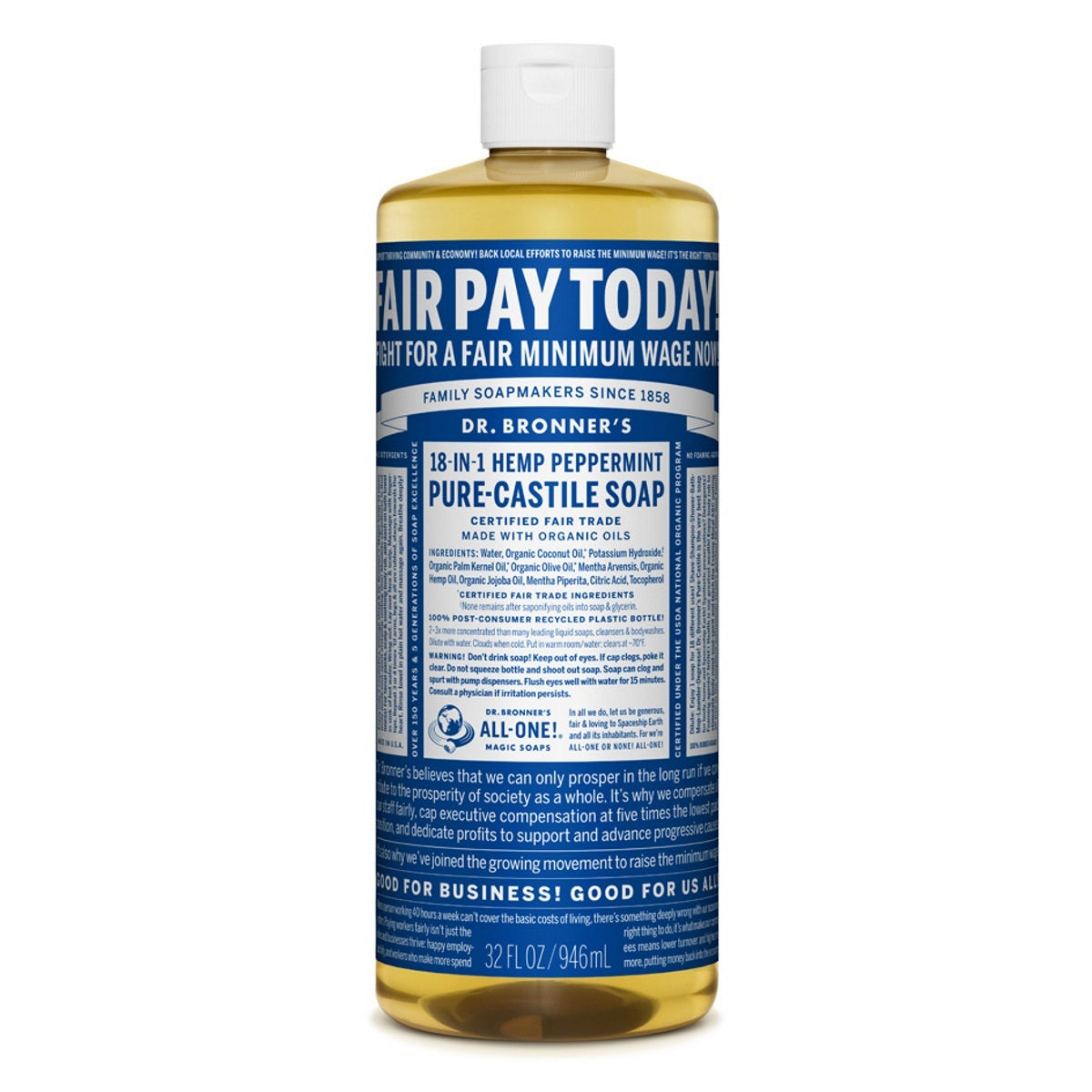 Primary image of Peppermint Castile Liquid Soap