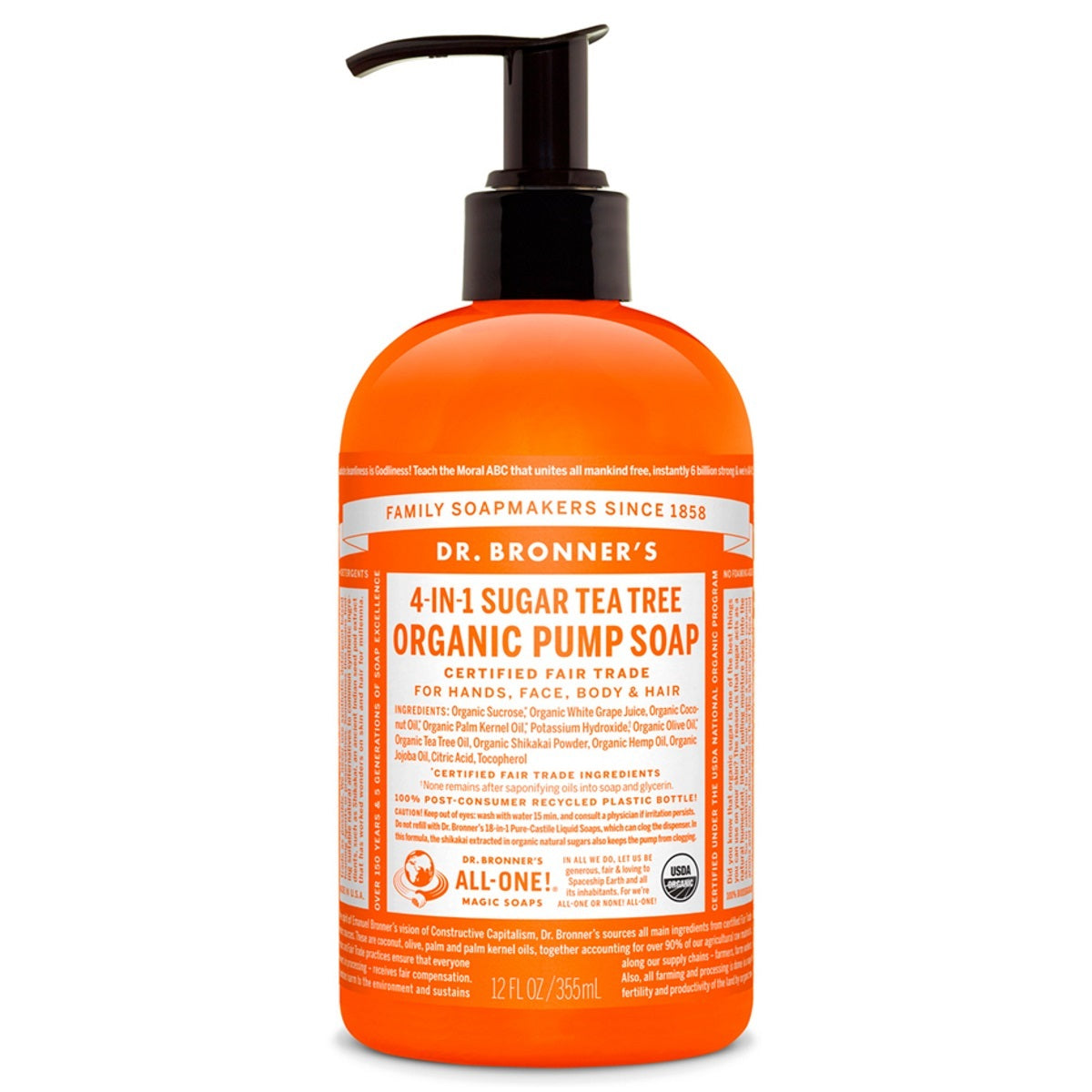 Primary image of Sugar Tea Tree Organic Pump Soap