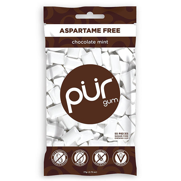 Primary image of PUR Gum Chocolate Mint Bag