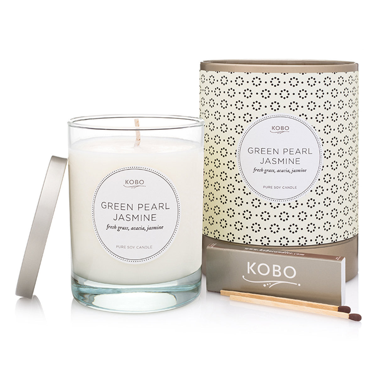 Primary image of Green Pearl Jasmine Candle