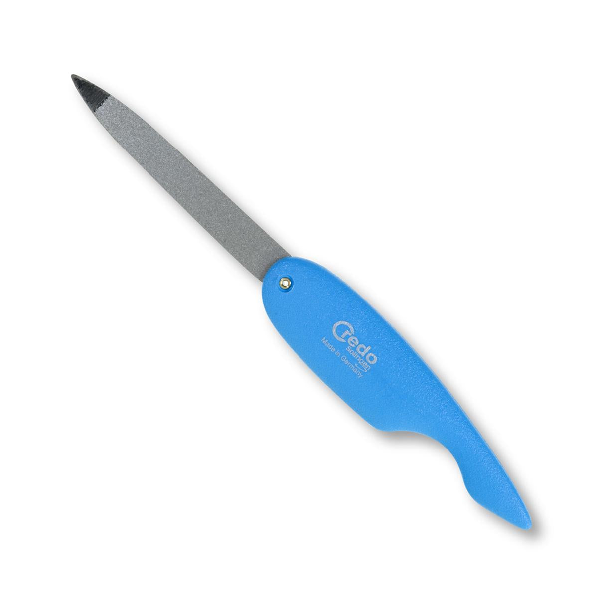 Primary image of Blue Pop Art Folding Sapphire Nail File