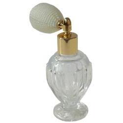 Primary image of Glass Atomizer with Off-White Antique Sprayer