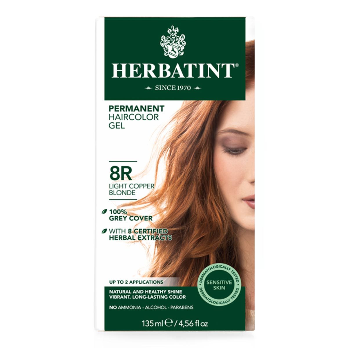 Primary image of 8R Light Copper Blonde Permanent Hair Color Gel