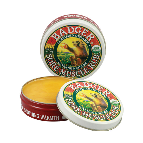 Alternate Image of Sore Muscle Rub Large Tin Open