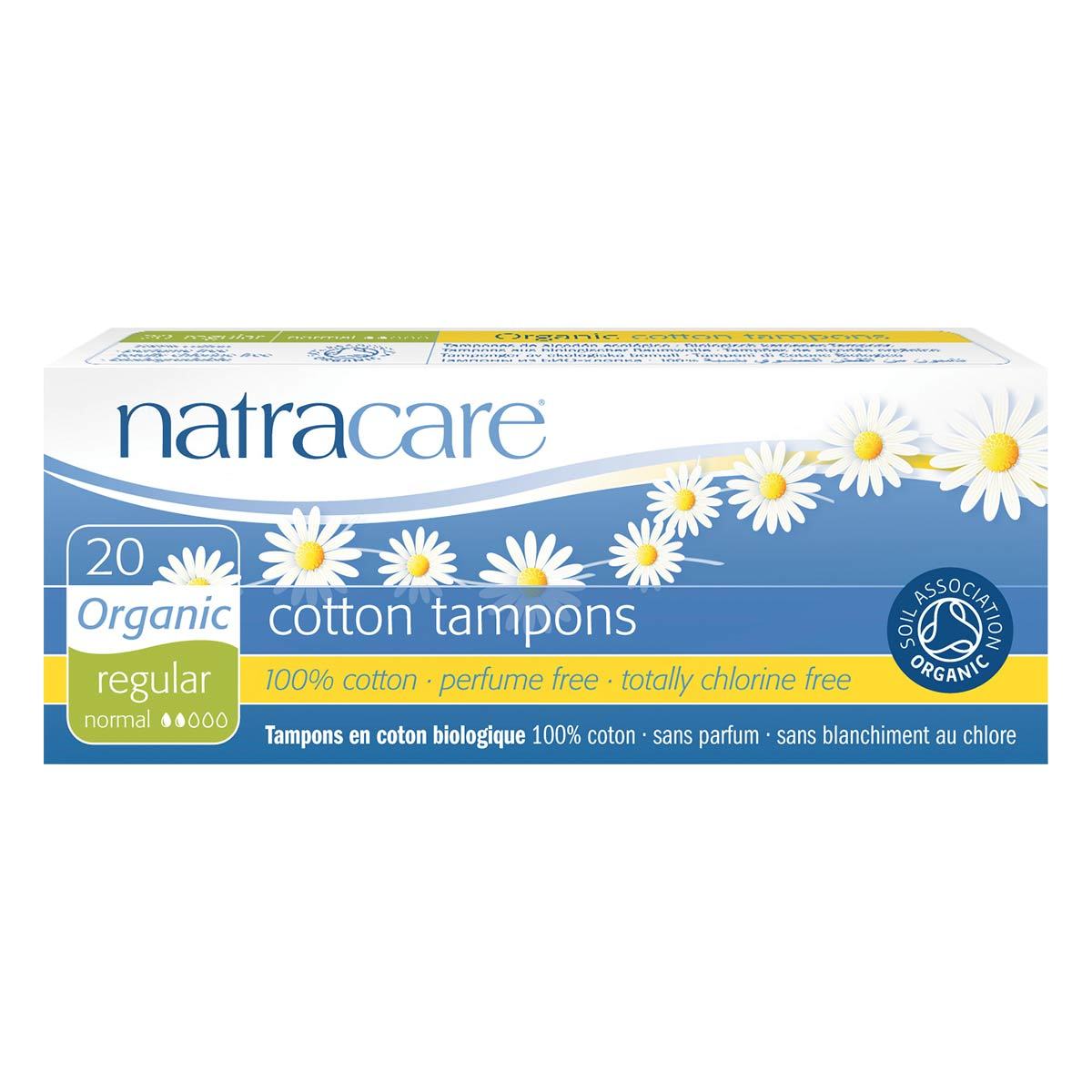 Primary image of Regular Organic Cotton Non-Applicator Tampons