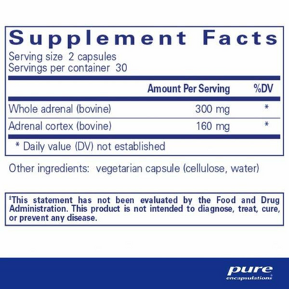 Pure Encapsulations Adrenal Capsules (60 count) #10085788