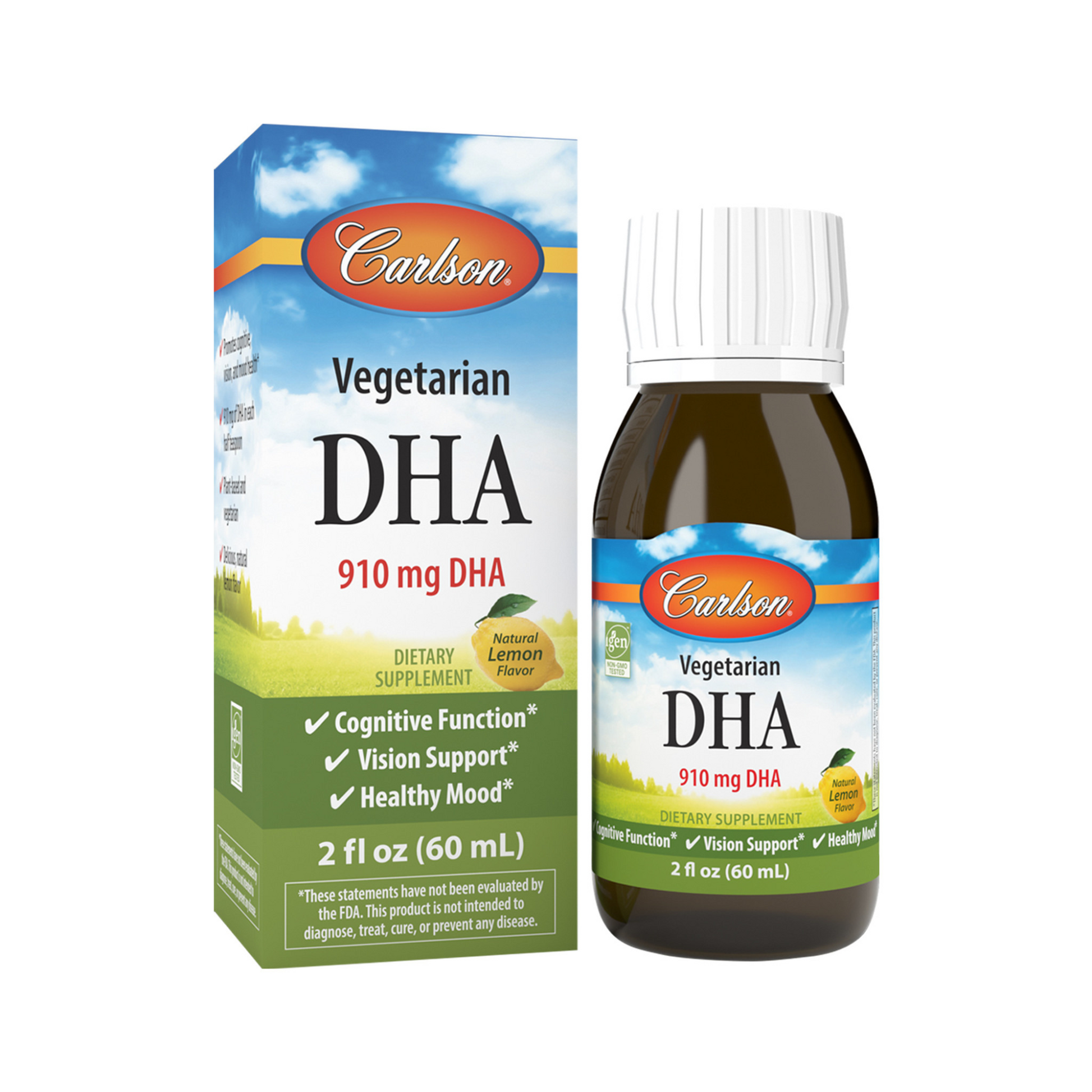 Primary Image of Carlson Vegetarian DHA 910mg (2 fl oz)