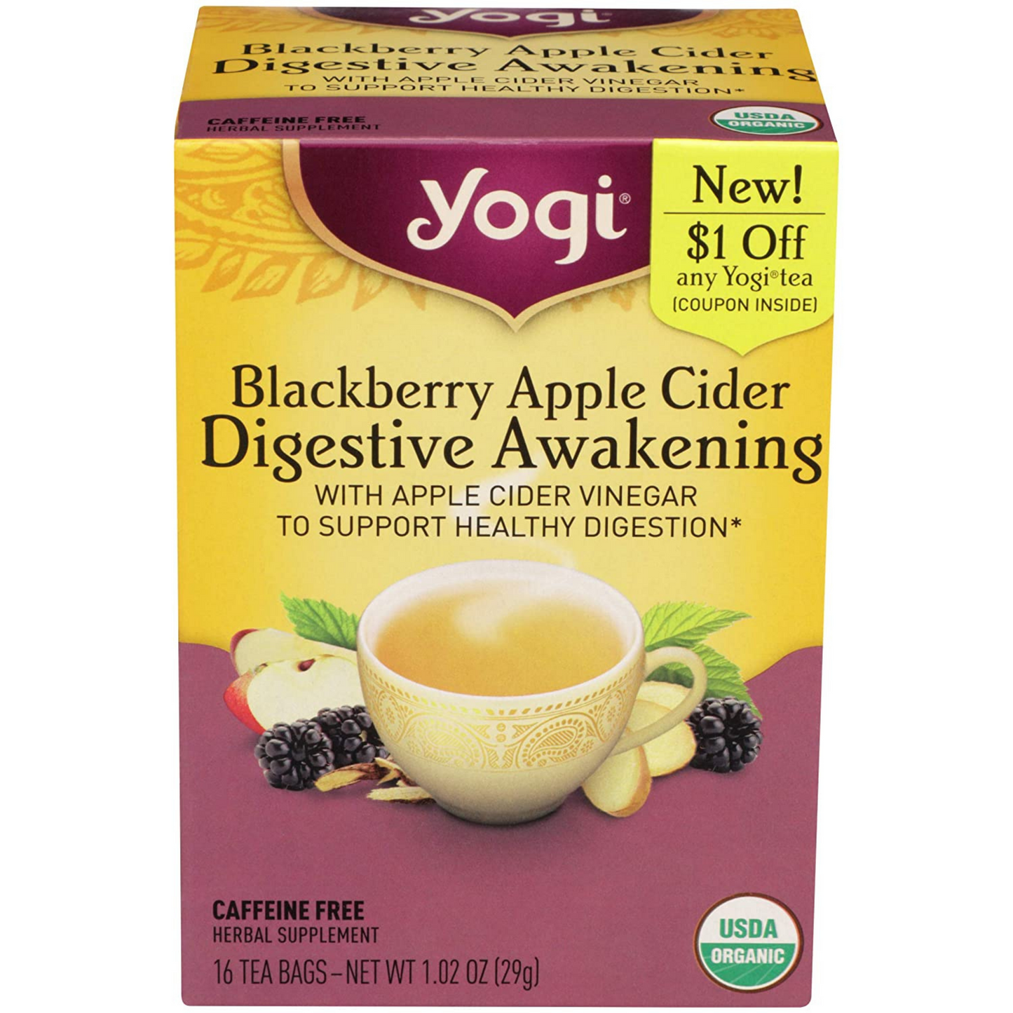 Primary Image of Apple Cider Digestive Tea Bags