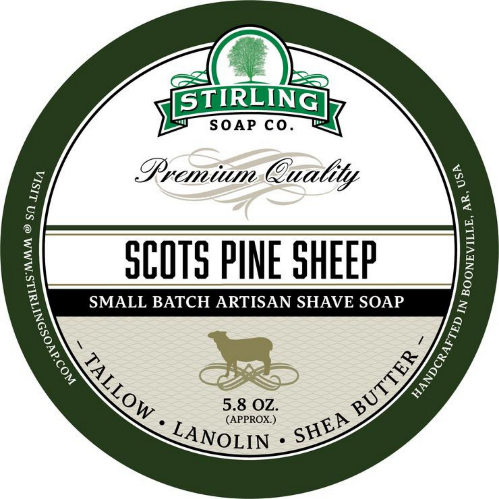 Primary Image of Scots Pine Sheep Tallow Shave Soap