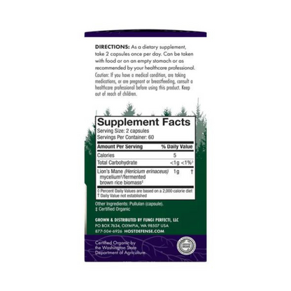 Host Defense Lion's Mane Capsules (120 count) #10085646
