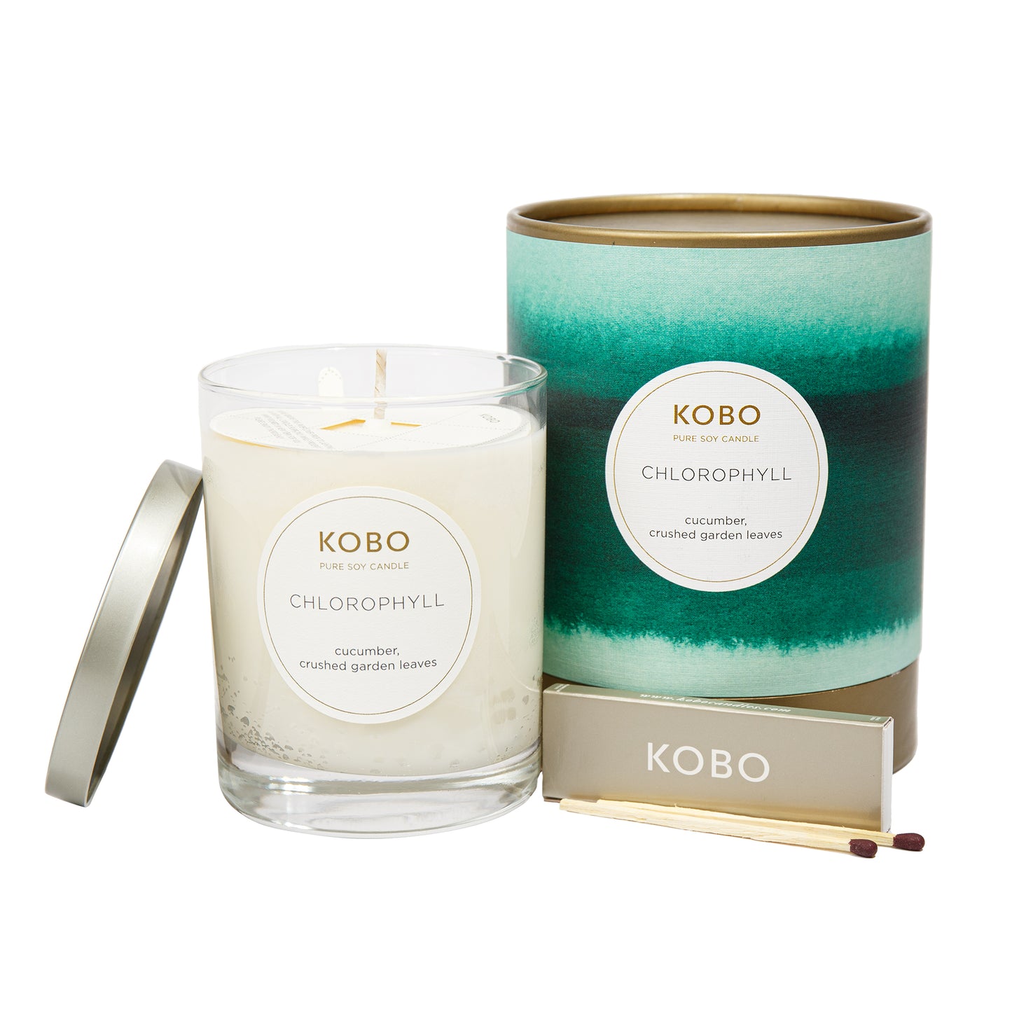 Primary Image of Watercolor Chlorophyll Candle