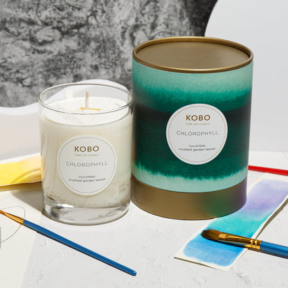 KOBO Watercolor Chlorophyll Candle (11 oz) #10084733