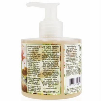 Nesti Dante Almond Olive Oil Hand Gel Liquid Soap (10.2 fl oz) #29756