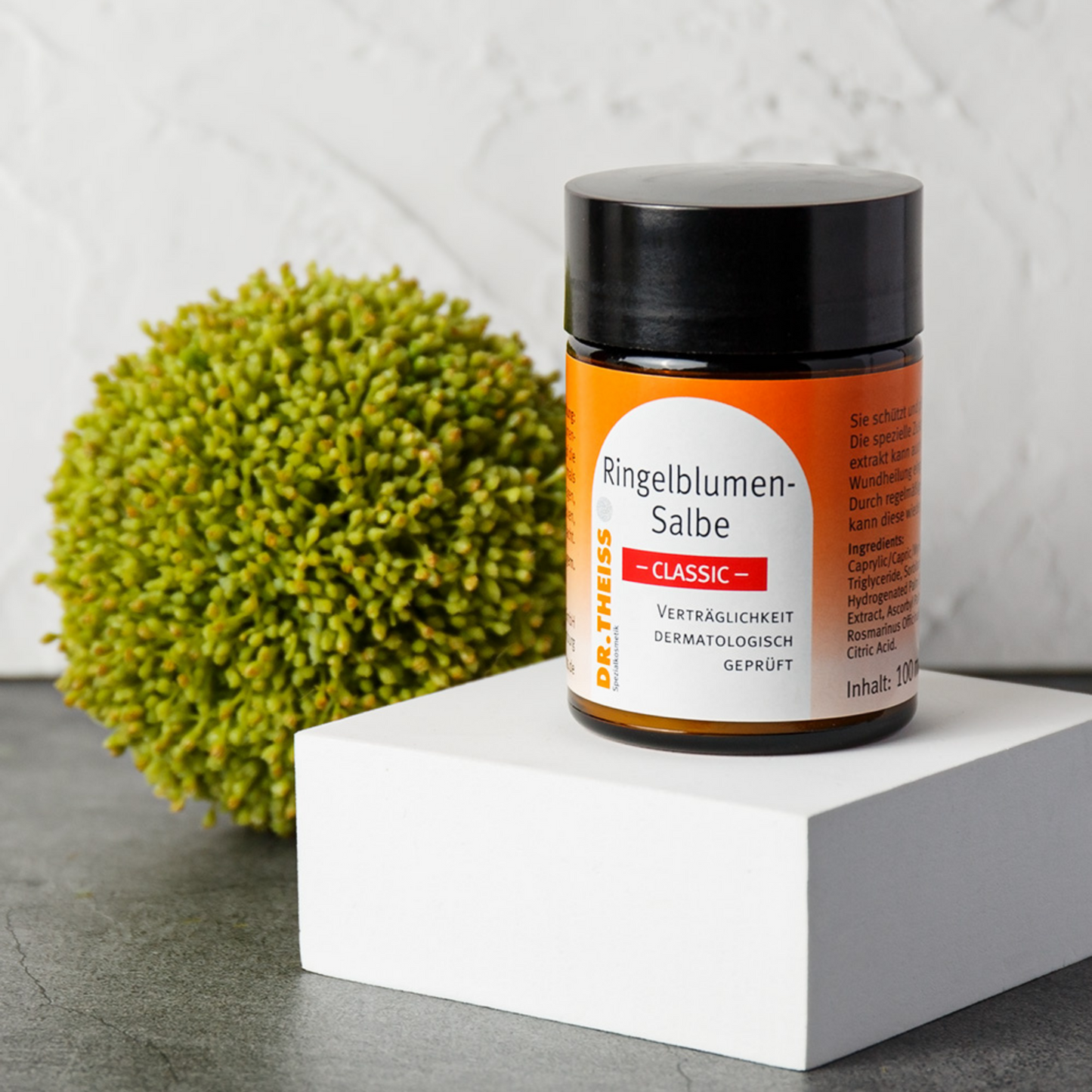 Alternate Image of Ringelblumen Salbe (Calendula Salve), dark jar with orange label