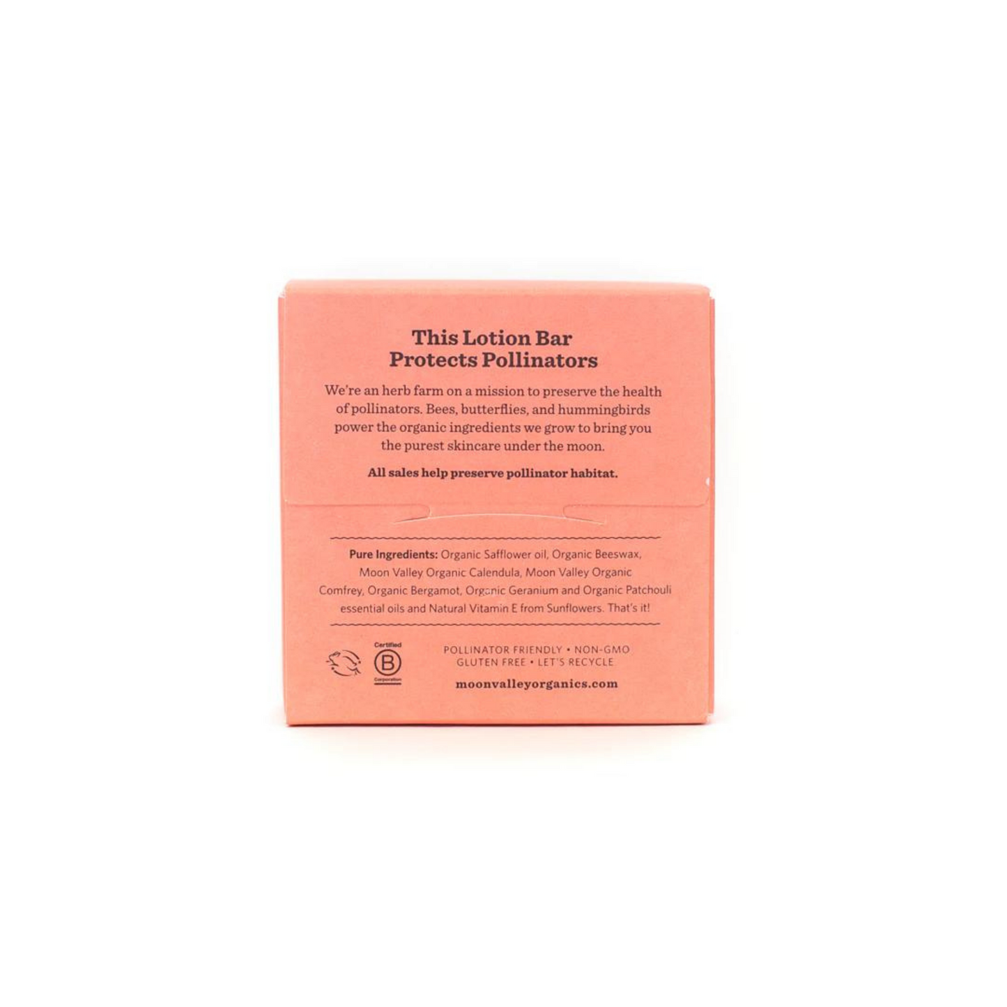 Moon Valley Organics Bergamot Geranium Herbal Lotion Bar (1.9 oz) #10084946