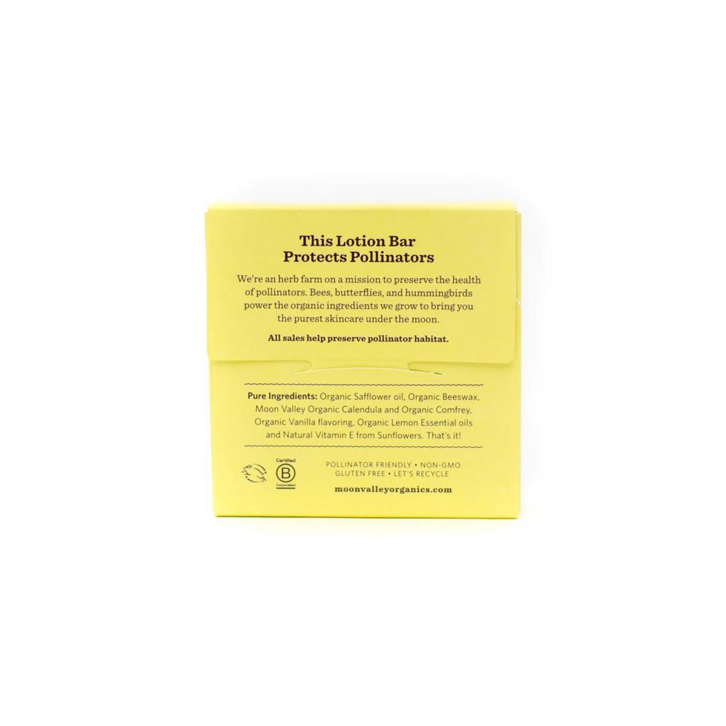 Moon Valley Organics Lemon Vanilla Herbal Lotion Bar (1.9 oz) #10084943
