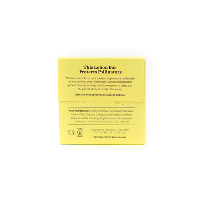 Moon Valley Organics Lemon Vanilla Herbal Lotion Bar (1.9 oz) #10084943
