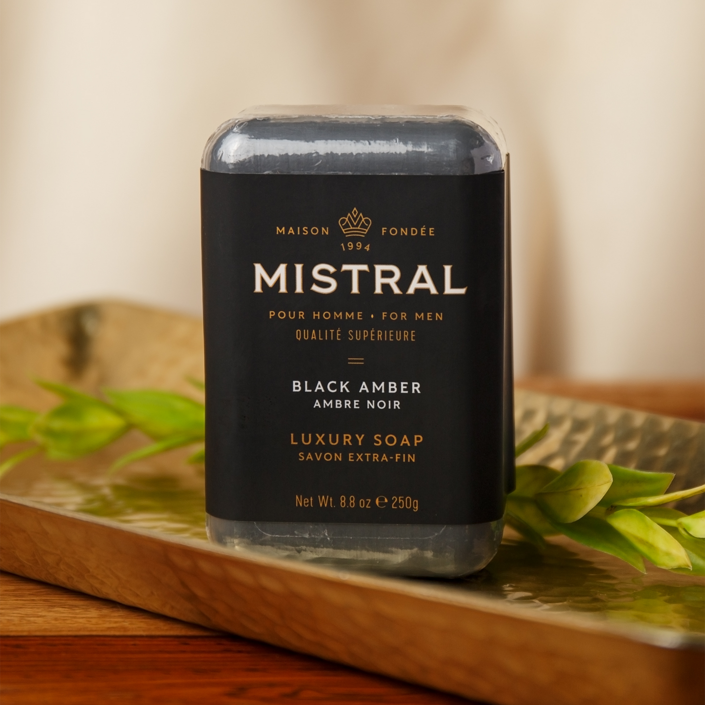Mistral Black Amber Soap (8.8 oz) #10064744