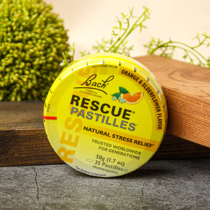 Nelson Bach Orange and Elderflower Rescue Remedy Pastilles (50 g) #27928