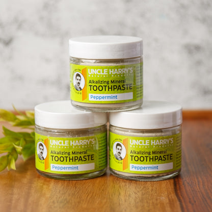 Uncle Harry's Natural Products Peppermint Toothpaste (3 count) #10079178