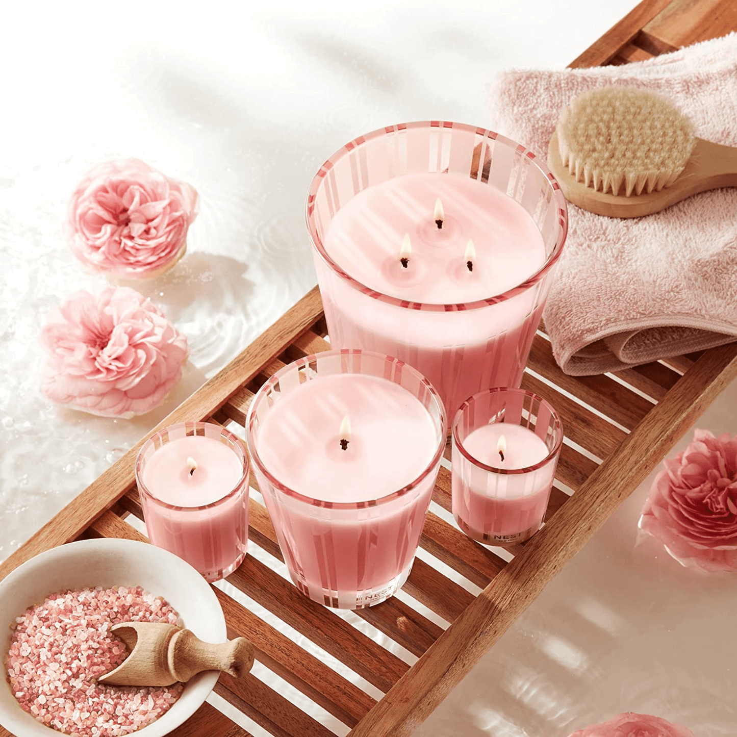 Alternate Image of Himalayan Salt Rosewater Classic Candle