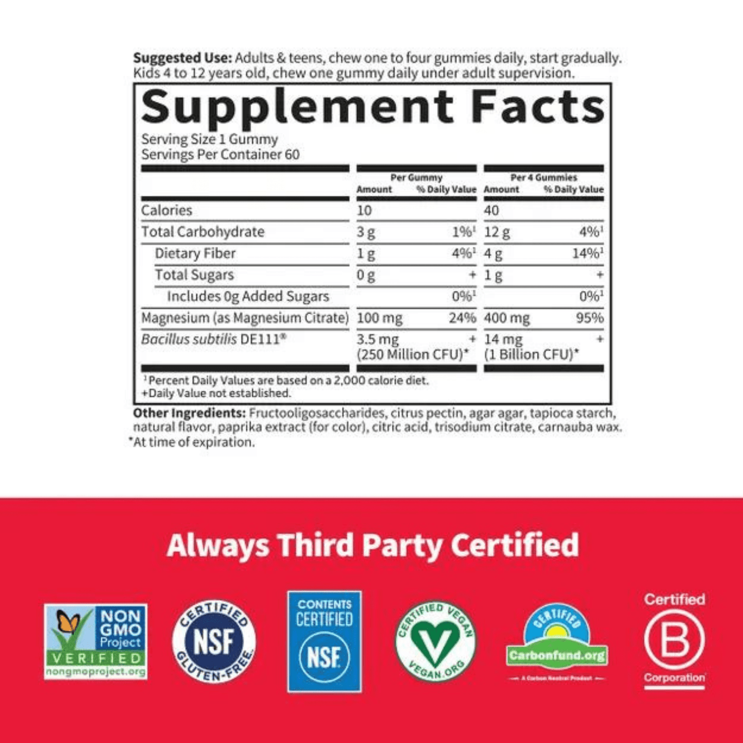 Alternate  Image of Magnesium Gummies Raspberry