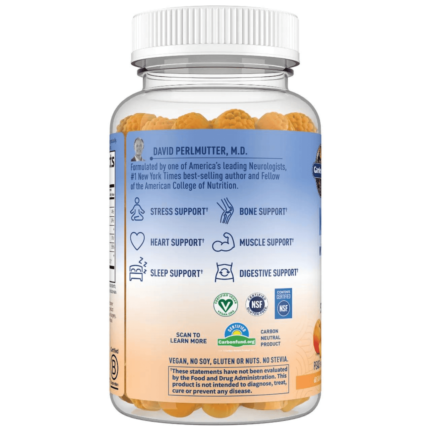 Alternate Image of Magnesium Gummies Peach