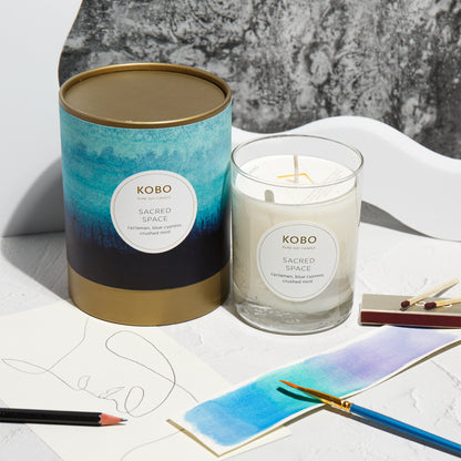 Alternate Image of Water Color Sacred Space Candle