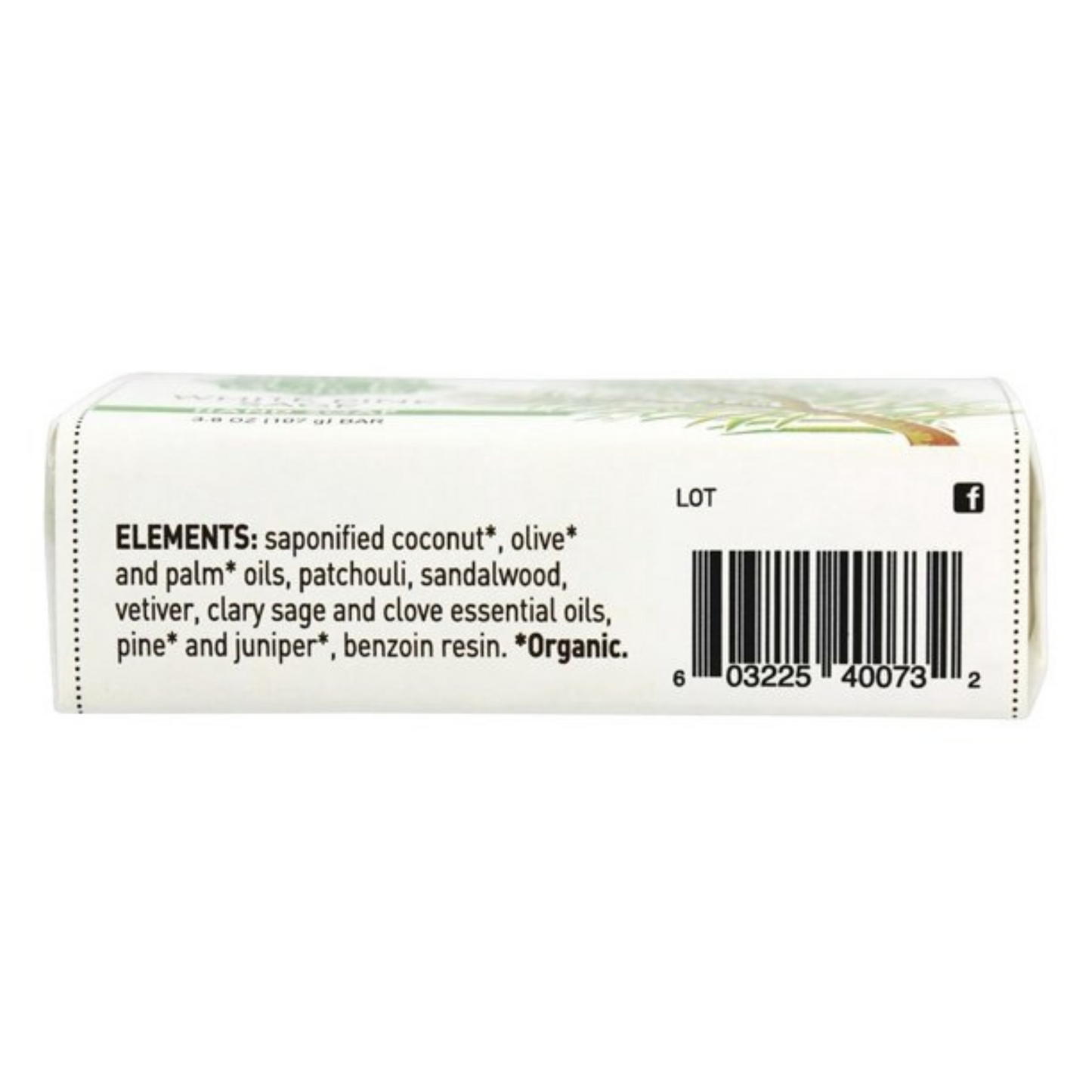 Four Elements White Pine Sage Herbal Soap (3.8 oz) #10085106