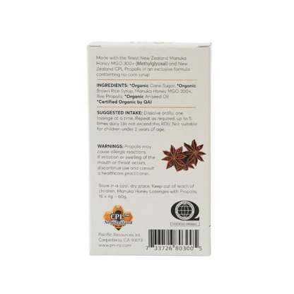 Pacific Resources Propolis Lozenges (16 count) #18591