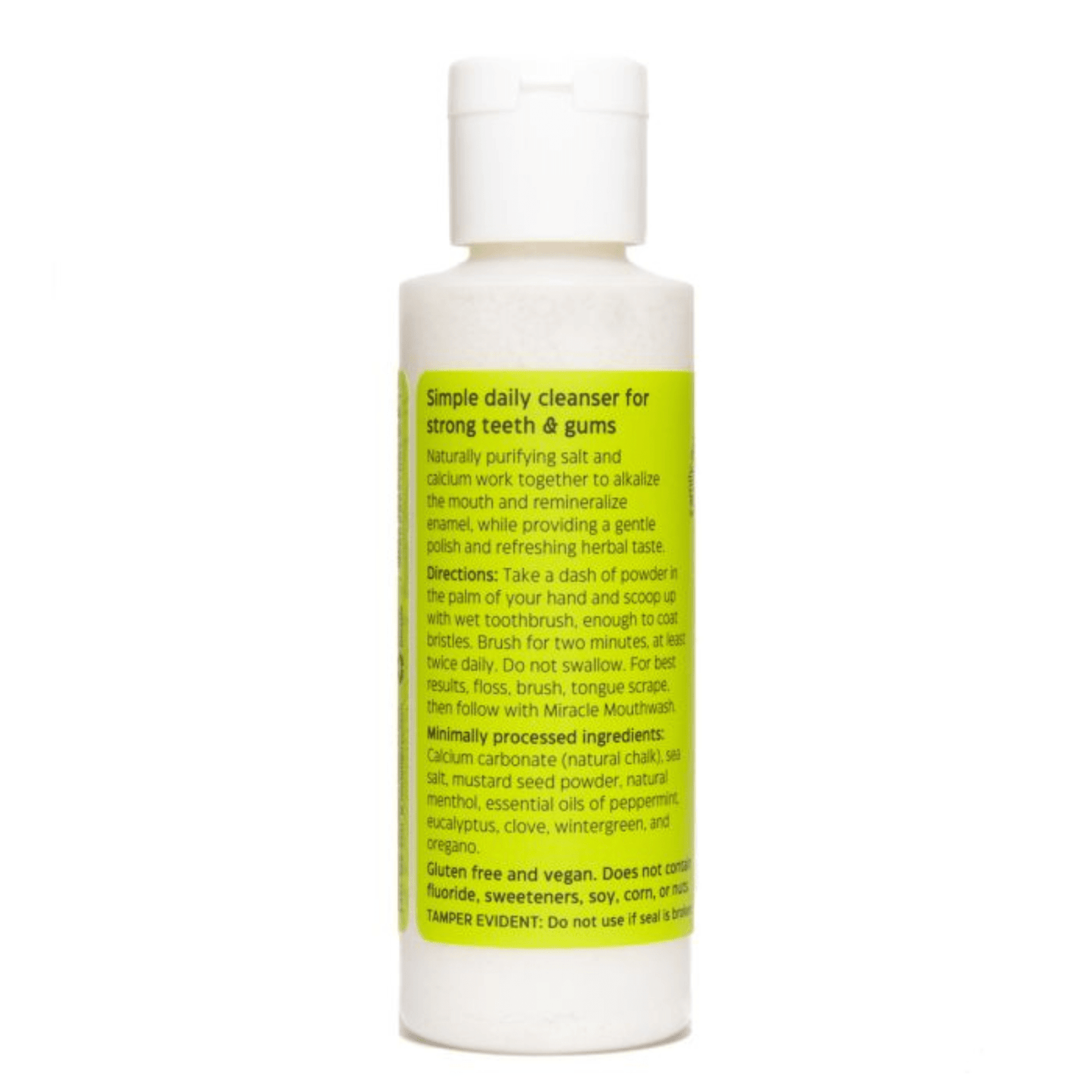 Alternate Image of All-Natural Tooth Powder Back