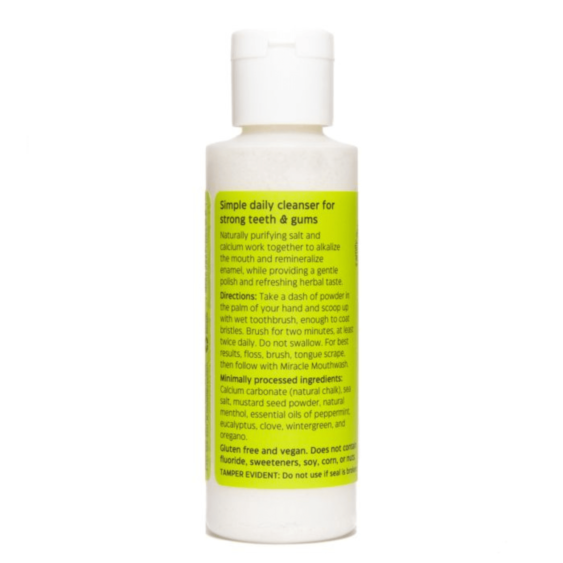 Alternate Image of All-Natural Tooth Powder Back