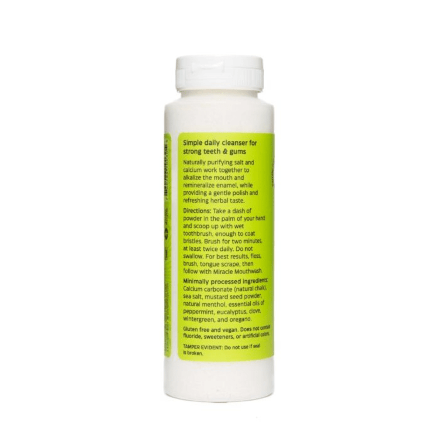 Alternate Image of All-Natural Tooth Powder Back