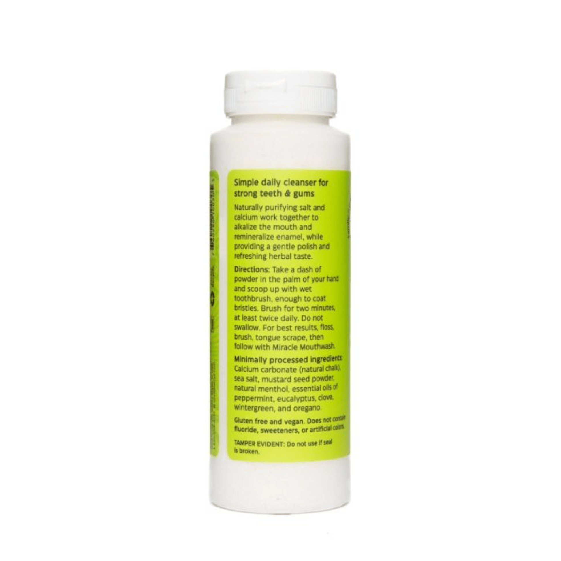 Alternate Image of All-Natural Tooth Powder Back
